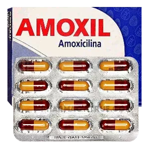 Package of Amoxicillin medication